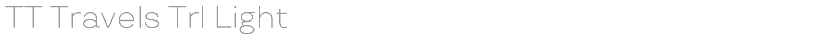 TT Travels font preview